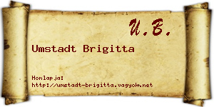 Umstadt Brigitta névjegykártya